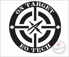 'EO Tech - On Target' Premium Vinyl Decal / Sticker