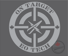 'EO Tech - On Target' Premium Vinyl Decal / Sticker