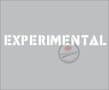 'Experimental (Straight)' Premium Vinyl Decal