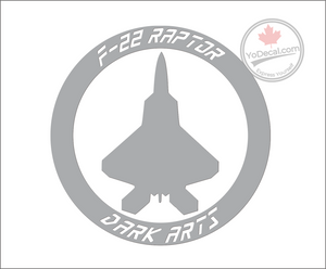 'F-22 Raptor - Dark Arts' Premium Vinyl Decal