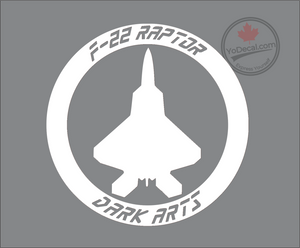 'F-22 Raptor - Dark Arts' Premium Vinyl Decal