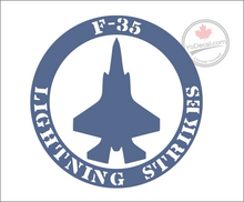 'F-35 Lightning Strikes' Premium Vinyl Decal