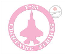 'F-35 Lightning Strikes' Premium Vinyl Decal