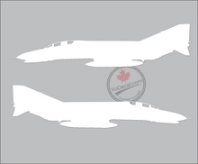 'F-4 Phantom II USAF Navy Fighter Ace Combat 7 (PAIR)' Premium Vinyl Decal
