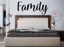 'Family - Relaxed Modern' Premium Vinyl Wall Decal