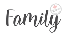 'Family - Relaxed Modern' Premium Vinyl Wall Decal