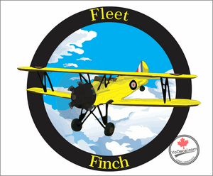 'Fleet 16B Finch MK.II' Premium Vinyl Decal / Sticker