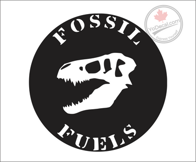 'Fossil Fuels' Premium Vinyl Decal