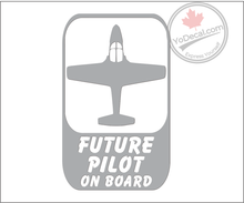 'Future Pilot on Board Snowbird' Premium Vinyl Decal