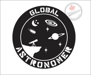 'Global Astronomer' Premium Vinyl Decal