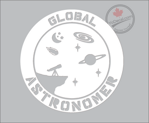 'Global Astronomer' Premium Vinyl Decal