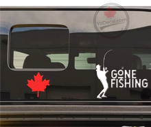 'Gone Fishing' Premium Vinyl Decal / Sticker