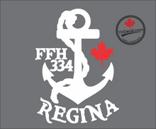 'FFH 334 Regina & Anchor' Premium Vinyl Decal / Sticker