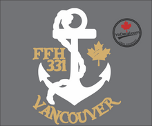 'FFH 331 Vancouver & Anchor' Premium Vinyl Decal / Sticker