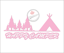 'Happy Camper' Premium Vinyl Decal