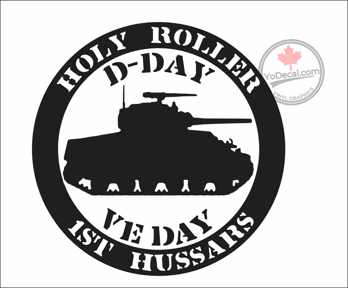 'Holy Roller 1st Hussars' Premium Vinyl Decal – YoDecal.com