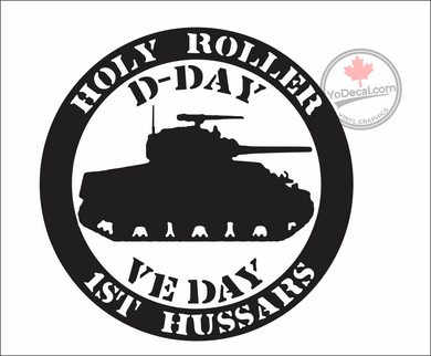 'Holy Roller 1st Hussars' Premium Vinyl Decal