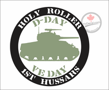 'Holy Roller 1st Hussars' Premium Vinyl Decal