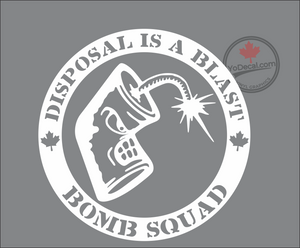 'Disposal is a Blast - Bomb Squad' Premium Vinyl Decal / Sticker