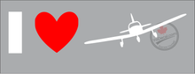 'I Love Flying General Aviation' Premium Vinyl Decal