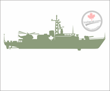 'Iroquois-Class 280 Destroyer and Sea King Helicopter' Premium Vinyl Decal