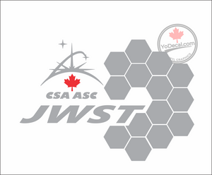 'James Webb Space Telescope CSA ASC Tribute' Premium Vinyl Decal / Sticker
