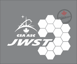 'James Webb Space Telescope CSA ASC Tribute' Premium Vinyl Decal / Sticker