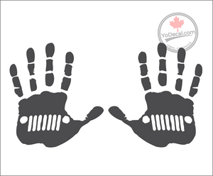 'Jeep Wave (PAIR)' Premium Vinyl Decal / Sticker