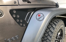 'Paw Prints - Jeep JL Fenders (Pair)' Premium Vinyl Decal