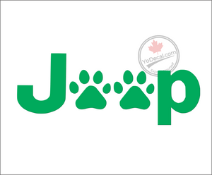 'Jeep Paws' Premium Vinyl Decal