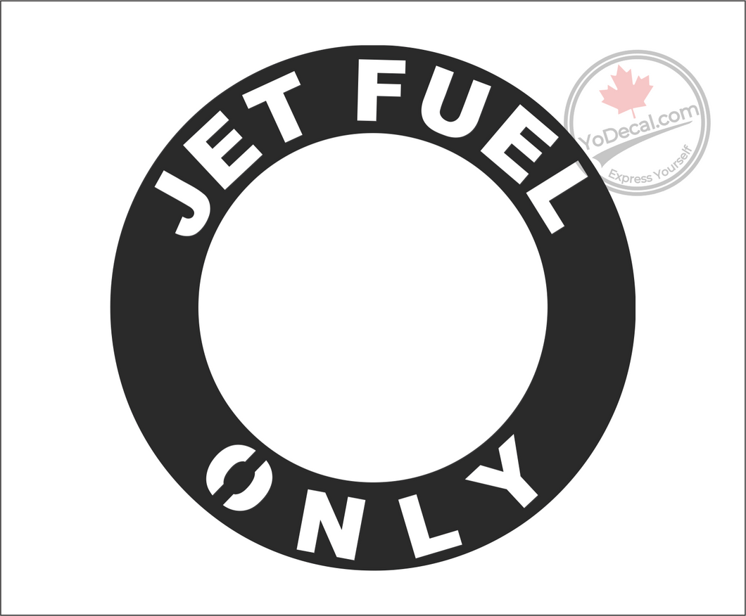'Jet Fuel Only Ring' Premium Vinyl Decal