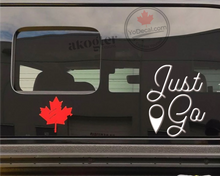 'Just Go Marker' Premium Vinyl Decal