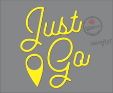 'Just Go Marker' Premium Vinyl Decal