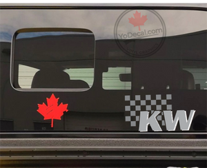 'KW Racing Flag' Premium Vinyl Decal