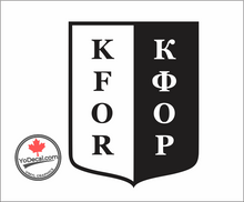 'Kosovo Vet NATO KFOR' Premium Vinyl Decal