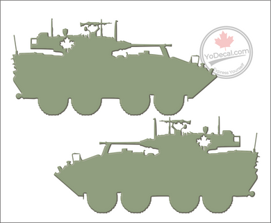 'LAV 2 Coyote (PAIR)' Premium Vinyl Decal