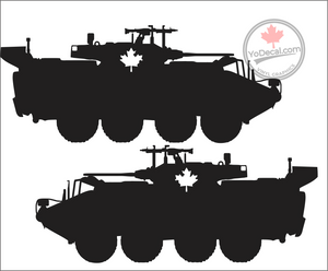 'LAV 3 Kodiak (PAIR) Profile (Left & Right)' Premium Vinyl Decal