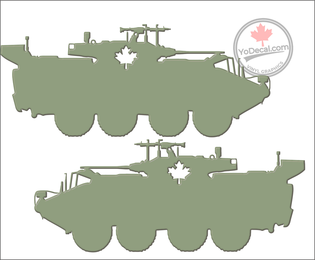 'LAV 3 Kodiak (PAIR) Profile (Left & Right)' Premium Vinyl Decal