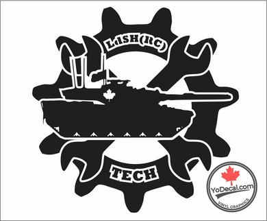 'Lord Strathcona's Horse (LdSH) Royal Canadians - Vehicle Tech' Premium Vinyl Decal / Sticker