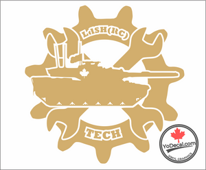 'Lord Strathcona's Horse (LdSH) Royal Canadians - Vehicle Tech' Premium Vinyl Decal / Sticker