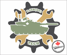 'Lord Strathcona's Horse (LdSH) Royal Canadians - Vehicle Tech' Premium Vinyl Decal / Sticker