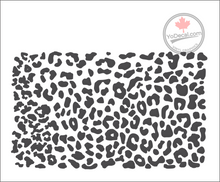 'Leopard Print Rectangle (PAIR)' Premium Vinyl Decal / Sticker