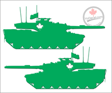 'Leopard 2A6M Canadian Main Battle Tank (PAIR)' Premium Vinyl Decal