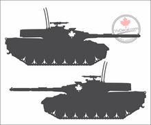 'Canadian C2 Main Battle Tank (PAIR) ' Premium Vinyl Decal / Sticker