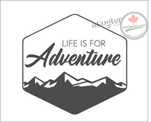'Life Is For Adventure' Premium Vinyl Wall Decal