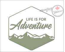 'Life is for Adventure' Premium Vinyl Decal