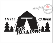 'Little Camper on Board' Premium Vinyl Decal