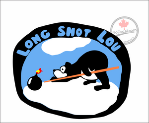 'Long Shot Lou 424 Sqn Halifax LW416' Premium Vinyl Decal / Sticker