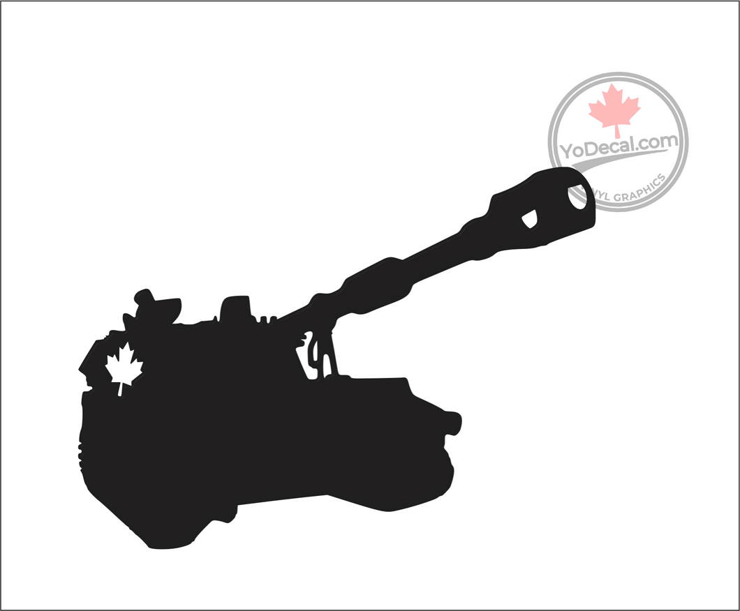 'M109 155mm Self-Propelled Howitzer Canadian' Premium Vinyl Decal