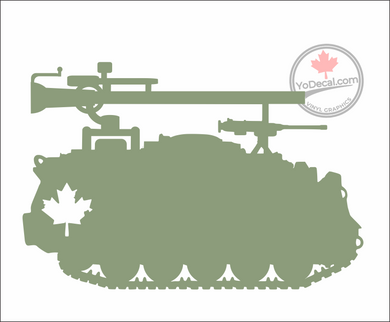 'M113 106mm Recoilless Rifle' Premium Vinyl Decal / Sticker